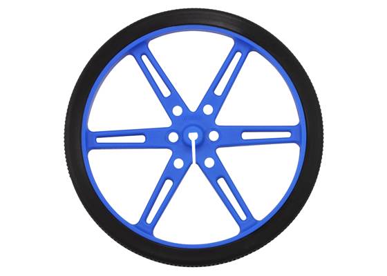 Pololu Wheel 80&#215;10mm &#8211; Blue.