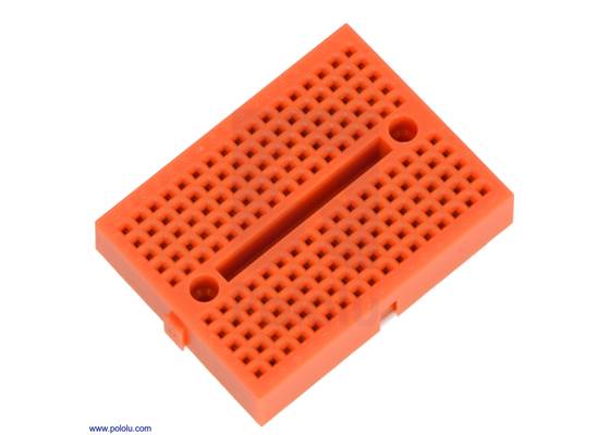 170-point breadboard (orange).