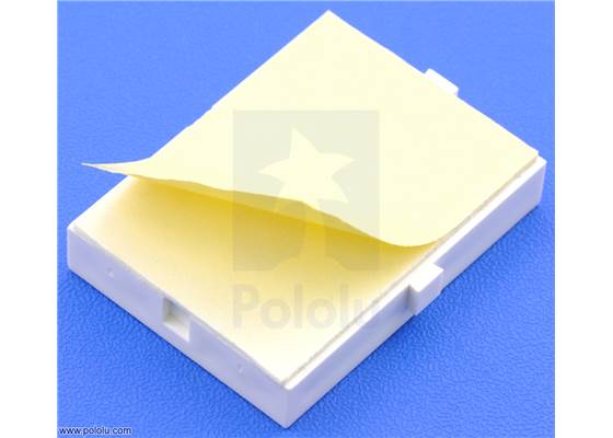 An adhesive backing secures the 170-point breadboard to your project.