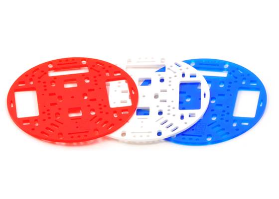 The Pololu 5&quot; robot chassis RRC04A is available in a variety of colors.