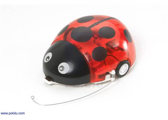 Tamiya 70195 Wall-Hugging Ladybug fully assembled and decorated.
