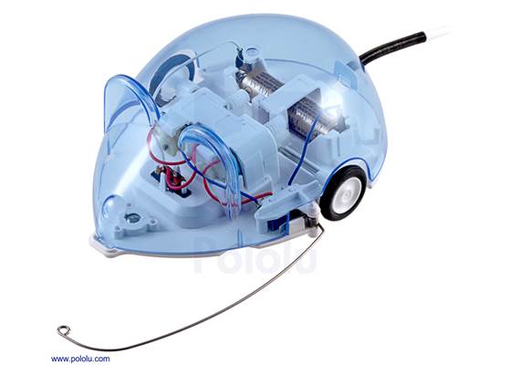 Tamiya 70198 Wall-Hugging Mouse assembled but not decorated.