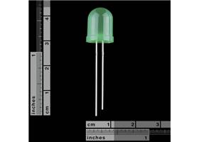 Diffused LED - Green 10mm (2)