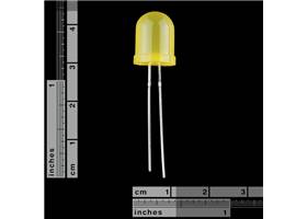 Diffused LED - Yellow 10mm (2)