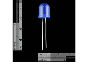 Diffused LED - Blue 10mm (2)