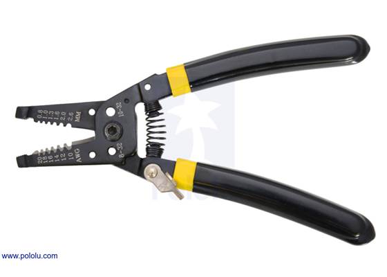Wire stripper 10-20 AWG solid (12-22 AWG stranded).
