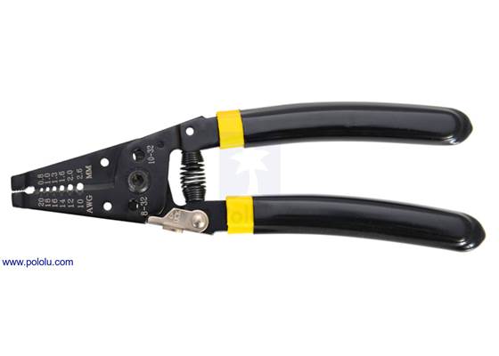 Wire stripper 10-20 AWG solid (12-22 AWG stranded). (1)