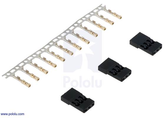 JR connector pack, female.