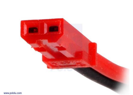 Female JST RCY plug connector.