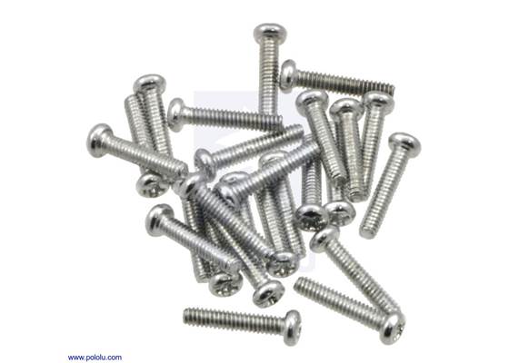 Machine Screw: #2-56, 7/16&quot; Length, Phillips (25-pack).
