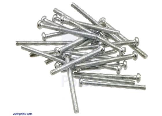 Machine Screw: #2-56, 1&quot; Length, Phillips (25-pack).
