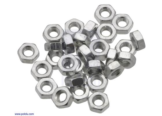 Machine Hex Nut: M2.5 (25-pack).