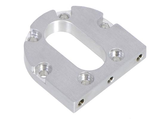Pololu machined aluminum bracket for 37D&nbsp;mm metal gearmotors.