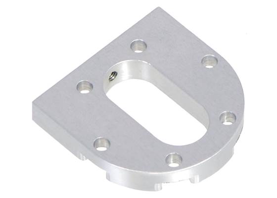 Pololu machined aluminum bracket for 37D&nbsp;mm metal gearmotors, motor side.