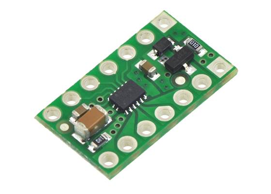 DRV8835 dual motor driver carrier.