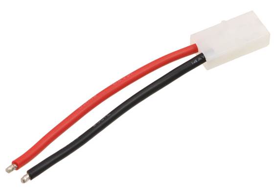 Tamiya plug with 10cm leads, male. (1)