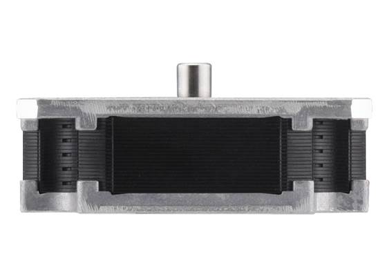 Side view of the 50x16mm Sanyo pancake stepper motor.