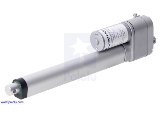 Glideforce LACT8P-12V-x Light-Duty Linear Actuator with Feedback: 8″ Stroke.
