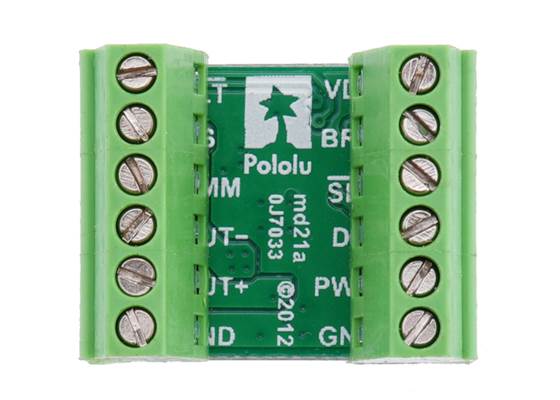 If components on the top side do not allow enough clearance, the 0.1″ screw terminal blocks can sometimes be used on the bottom side of the PCB. (1)