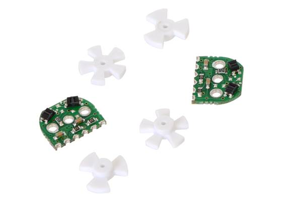 Optical encoder pair kit for Micro Metal Gearmotors (5&nbsp;V version).