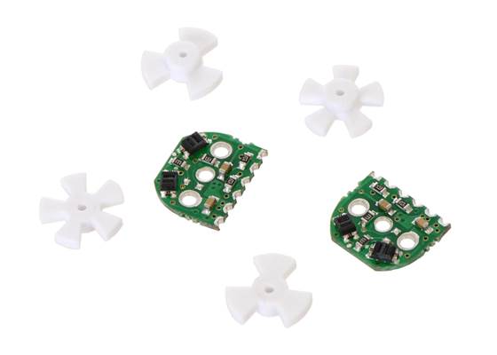 Optical encoder pair kit for Micro Metal Gearmotors (3.3&nbsp;V version).