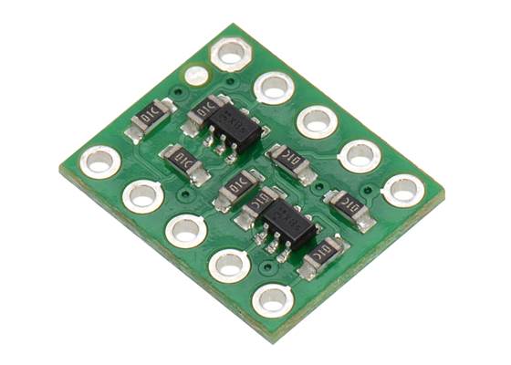 Logic level shifter, 4-channel, bidirectional.