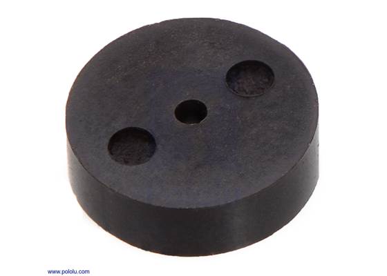 Magnetic Encoder Disc for Micro Metal Gearmotors, OD 7.65 mm, ID 1.0 mm, 12 CPR.
