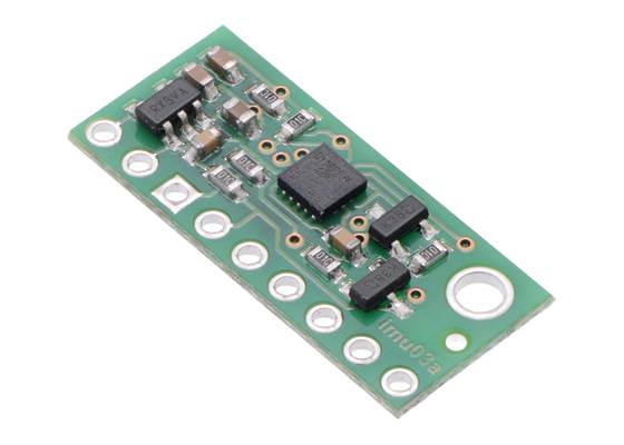 LSM6DS33 3D Accelerometer and Gyro Carrier with Voltage Regulator.