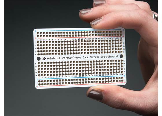 Adafruit Perma-Proto Half-Sized Breadboard PCB. (1)