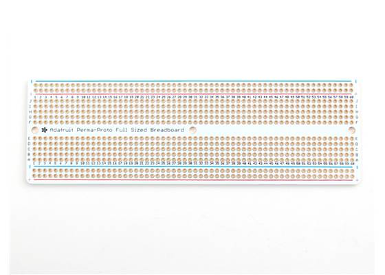 Adafruit Perma-Proto Full-Sized Breadboard PCB.