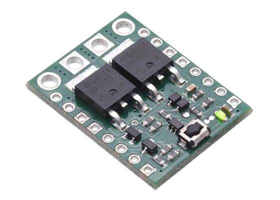 Big Pushbutton Power Switch with Reverse Voltage Protection, HP.