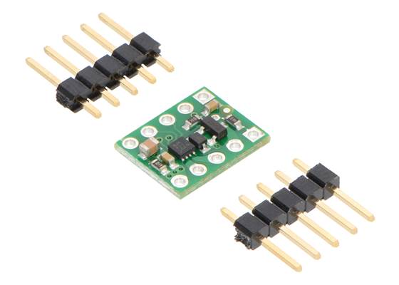 DRV8838 Single Brushed DC Motor Driver Carrier with included hardware.