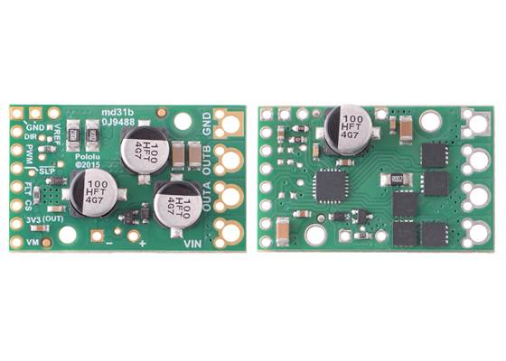 Pololu G2 High-Power Motor Driver 24v21 and 24v13.