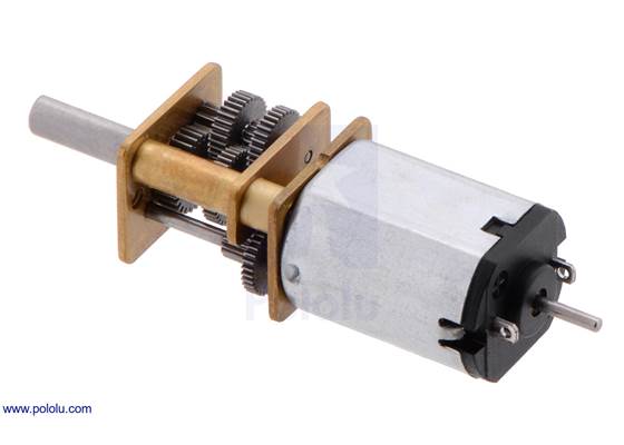 1000:1 Micro Metal Gearmotor with Extended Motor Shaft.