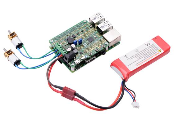 Driving motors with an A-Star 32U4 Robot Controller SV with Raspberry Pi Bridge on a Raspberry Pi Model B+ or Pi 2 Model B.