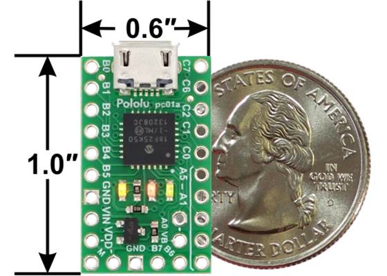 P-Star 25K50 with U.S. quarter for size reference.