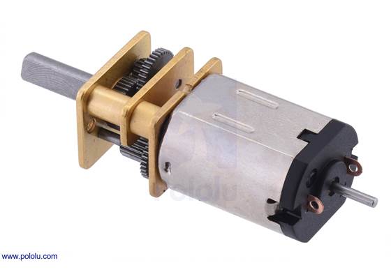 Micro Metal Gearmotor HPCB with extended motor shaft.