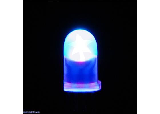 Multicolor RGB LED with RGB elements on.