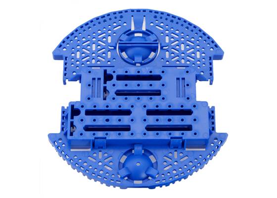 Romi Chassis Base Plate &#8211; Blue.
