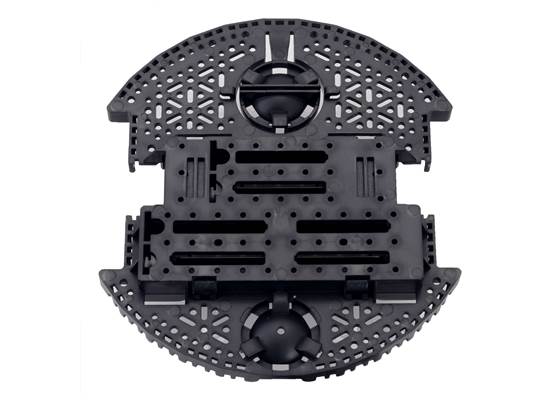 Romi Chassis Base Plate &#8211; Black.