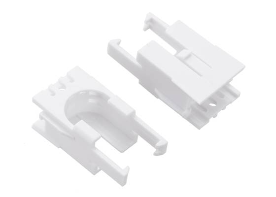 Romi Chassis Motor Clip Pair – White.