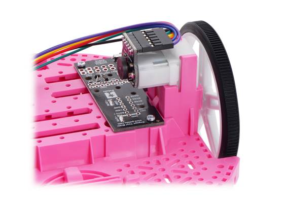 A standard-length straight 0.1″ male header allows for compact cable connection.