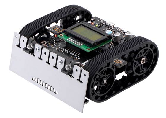 Assembled Zumo 32U4 robot.