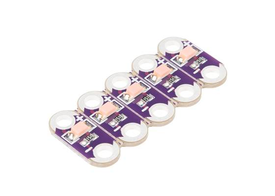 LilyPad LED Pink (5pcs)