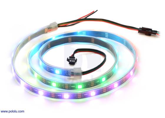 Addressable RGB 30-LED Strip, 5V, 1m.