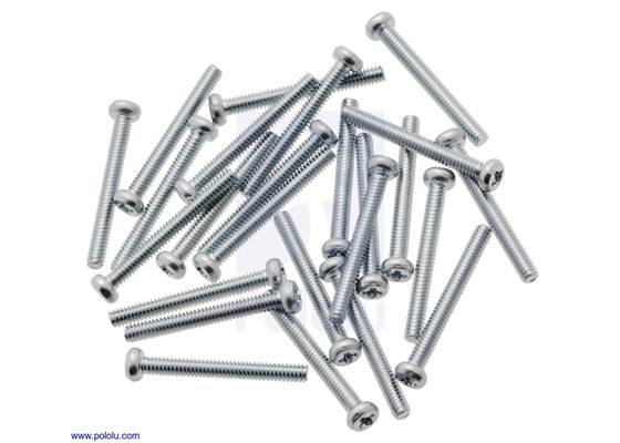 Machine Screw: #2-56, 3/4″ Length, Phillips (25-pack).