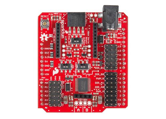 SparkFun Wireless Motor Driver Shield (3)