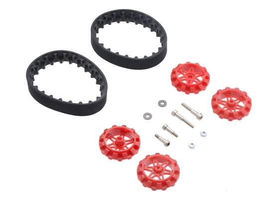 Pololu 22T Track Set &#8211; Red.
