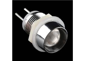 LED Holder - 10mm (Chrome Finish) (2)