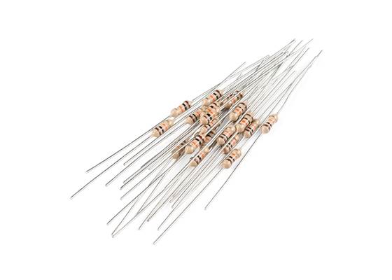 Resistor 10K Ohm 1/4 Watt PTH - 20 pack (Thick Leads) 